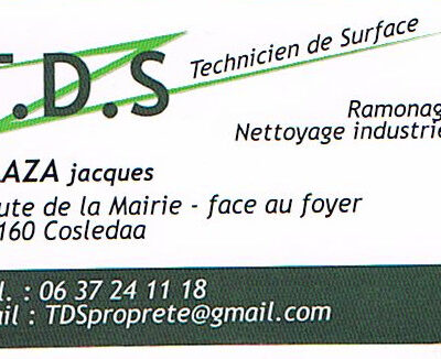 T.D.S Technicien de Surface Ramonage Nettoyage industriel